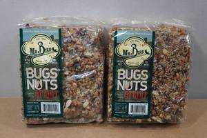 lot 179 image: 2 Mr Bird Bugs, Nuts & Fruit 1.10lb Seed Cakes