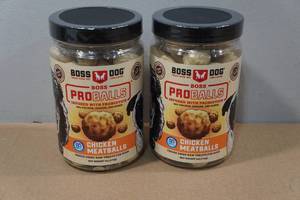 lot 181 image: 2 Boss Dog ProBalls Freeze Dried Raw Treats for Dogs - 6oz