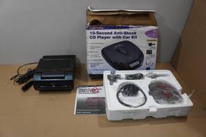 lot 232 image: Portable DVD Player with CD Player