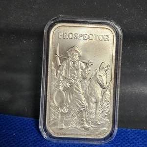 1 oz Prospector Silver Ingot