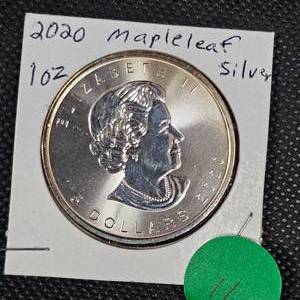 lot 11 image: 2020 1oz Maple Leaf