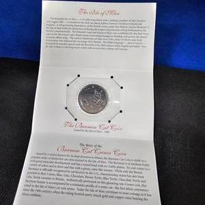lot 21 image: 1996 Isle of Man The Burmese Cat Coin