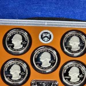 lot 22 image: 2020 Mint Proof Set-America the Beautiful Quarter Set