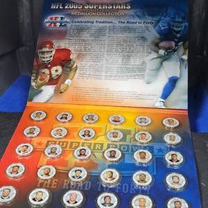 lot 30 image: 2005 NFL Superstars Medallian Collection Super Bowl XL