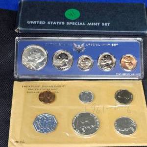lot 41 image: 1966 Special Mint Set and 1961 Proof Set