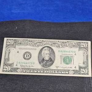 lot 47 image: 1950 D $20 FRN