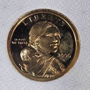 lot 60 image: 2000 S Sacagewea $1  AACGS PR64
