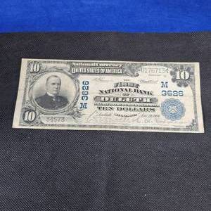 lot 67 image: 1902 $10 Duluth Large Note