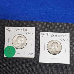 lot 94 image: 1962,1961 Washington, 61 is AU