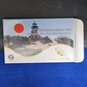 lot 116 image: 2018 Mint America the Beautiful Quarters Proof Set