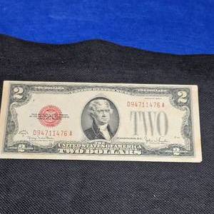lot 120 image: 1928 G $2 Red Seal Note