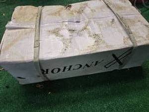 lot 8 image: A Box of Roofing Nails (120 on each coil X 45 coils 5400 Nails) New