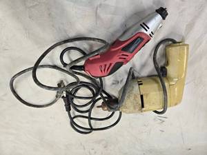lot 18 image: Lot of 2 items Black & Decker Drill and Tool Shop Drill (Used)