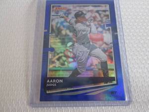 lot 2 image: 2019 Donruss Aaron Judge Holo Blue ...