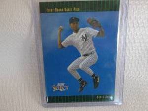 lot 3 image: 1992 Select Derek Jeter Rookie Card...