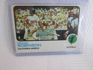lot 19 image: 1973 Topps Frank Robinson Card...