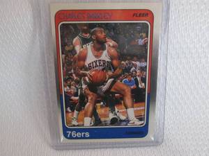 lot 28 image: 1988-89 Fleer Charles Barkley Card...