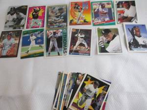 lot 38 image: Assorted Frank Thomas Cards...