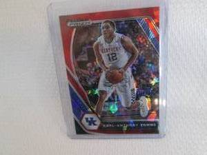 lot 46 image: 2021-22 Prizm  Karl AnthonyTowns Re...