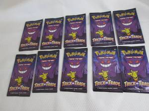 lot 87 image: 10 Pokemon Trick Or Trade Packs...