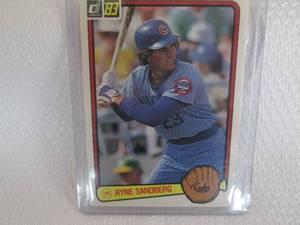 lot 92 image: 1983 Donruss Ryne Sandberg Rookie C...