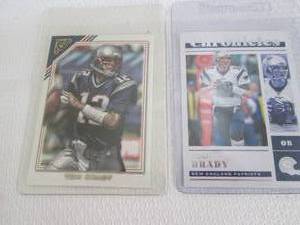 lot 95 image: Tom Brady Cards...