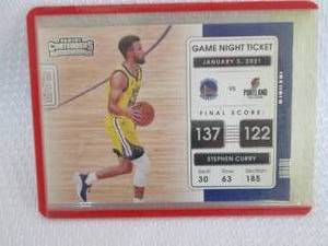 lot 103 image: 2021-22 Contenders Stephen Curry Ga...