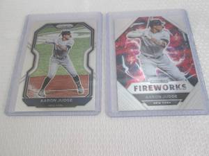 lot 108 image: 2021 Prizm Aaron Judge Cards...