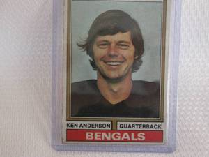 lot 130 image: 1974 Topps Ken Anderson Card...