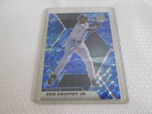lot 154 image: 2021 Mosaic Ken Griffey JR Blue Pri...
