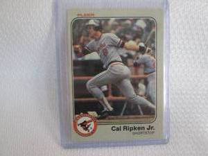 lot 155 image: 1983 Fleer Cal Ripken Jr  Card...