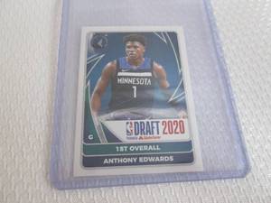 lot 163 image: 2021 Panini Anthony Edwards Rookie ...