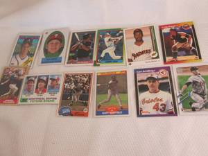 lot 180 image: Assorted Baseball Rookie Cards ...