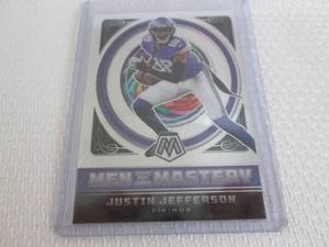 lot 183 image: 2022 Mosaic Justin Jefferson Men Of...