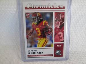 lot 196 image: 2023 Chronicles Jordan Addison Rook...