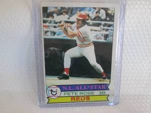 lot 206 image: 1979 Topps Pete Rose Card...