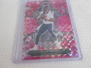 lot 213 image: 2024 Mosaic C J Stroud Pink Prizm C...