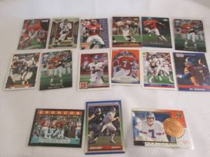 lot 214 image: Assorted John Elway Cards...