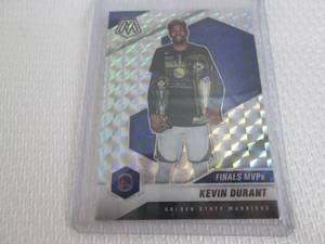 lot 218 image: 2020-21 Mosaic Kevin Durant Sliver ...