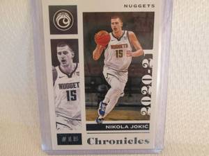 lot 220 image: 2020-21 Chronicles Nikola Jokic Car...