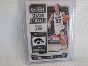 lot 231 image: 2024 Contenders Caitlin Clark Card...
