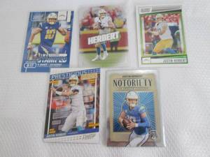 lot 239 image: Assorted Justin Herbert Cards...