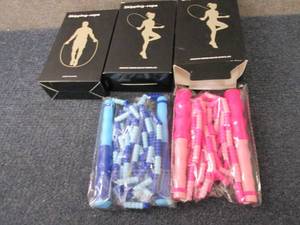lot 443 image: 3- 2pks Skipping Ropes...