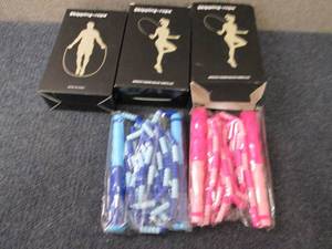 lot 444 image: 3- 2pks Skipping Ropes...