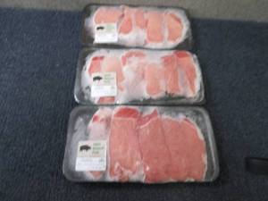 lot 460 image: BB 3 pks FROZEN Boneless Pork Loin ...
