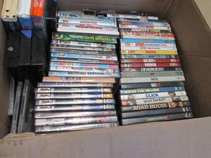 lot 253 image: Large Lot of DVDs and VHS...
