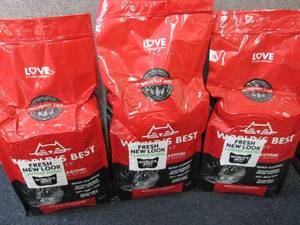 lot 288 image: 3- 8 lb Bags Worlds Best Cat Litte...