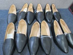 lot 291 image: 6 pr A New Day Black Flats Size 11,...