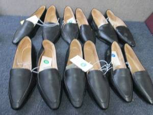 lot 293 image: 6 pr A New Day Black Flats Size 11,...