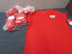 lot 308 image: 5 Ladies XS Cookie Crew Shirts...